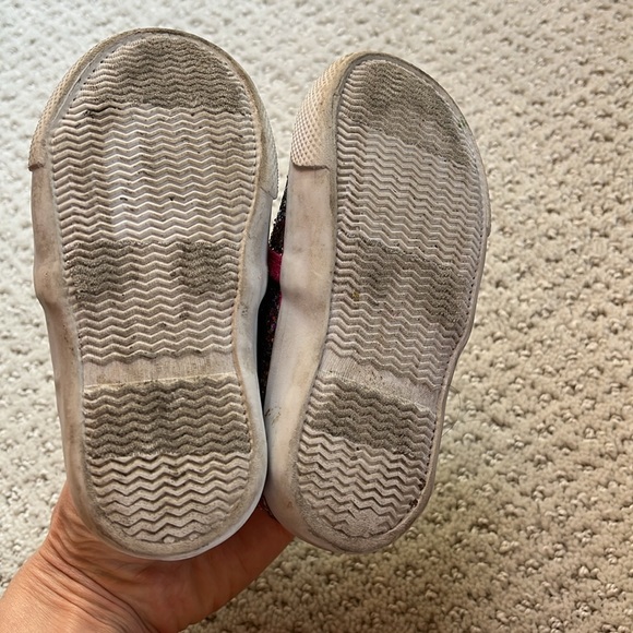 Glittery Pink Kids Slip-On Shoes cat & Jack size 6 toddler - Picture 3 of 4